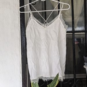 White tank top